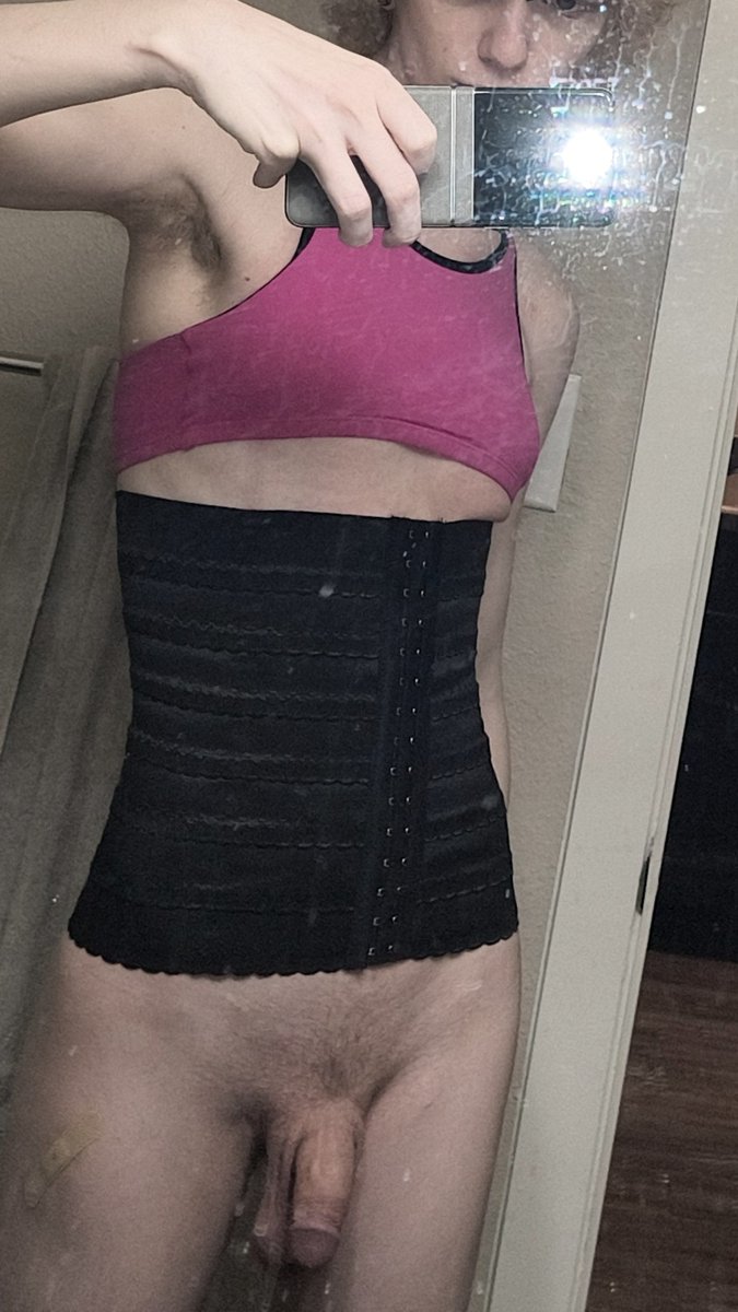 dr3gg1sh's tweet photo. Got a waist trainer today, at 24"!
＼⁠(⁠^⁠o⁠^⁠)⁠／
#trans #tgirl #transgirl #transfem #mtf #t4t #nonbinary #gay #lgbt #femboy #fem  #cock #bwc #hung #gock #thick #twink #goth #alt #nerd #emo #nsfw #nsfwtwt #petite #hips #ass #thighs #goon #horny https://t.co/ZSLYXcOThz