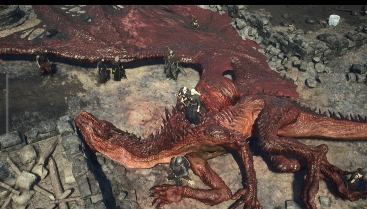 DurvnfDurval's tweet photo. Poxa consegui... Primeiro Dragão 🐲 abatido no Dragons Dogma 2 top demais... Pura adrenalina luta época demais! Jogão! Ps5 🎮 https://t.co/8nCRPmTIqm