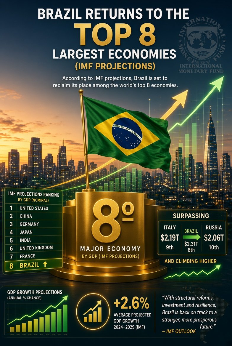 NP__Oficial's tweet photo. 🚨 BREAKING NEWS l Efeito Lula deve fazer o Brasil voltar ao top 8 das maiores economias do mundo, diz FMI https://t.co/tciXkkf2hV