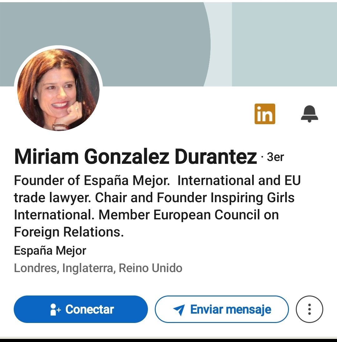 KononovAndr's tweet photo. Según el perfil de Linkedin de Miriam González, líder del partido Democracia21, ella es miembro del European Council of Foreign Relations (ECFR). 

Ni qué decir tiene que el ECFR recibe honorarios de la Open Society de Soros.

Como podéis comprobar, aquí no se salva ni uno. https://t.co/ixHZG7ace5