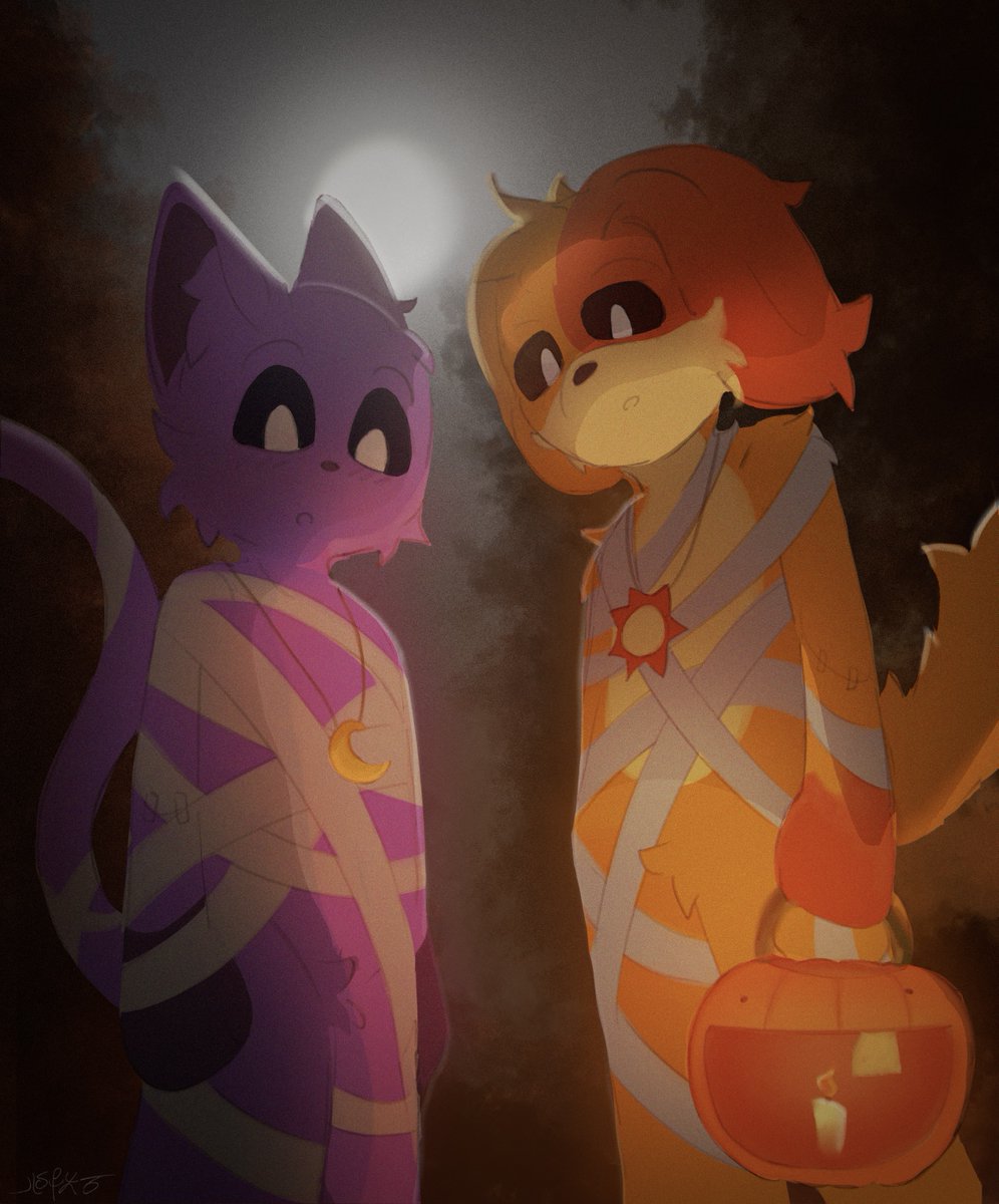 Neynenko's tweet photo. Got any candy? 🎃
#daynap #catnap #dogday #furryart #halloween https://t.co/6Ow4vpqOT3