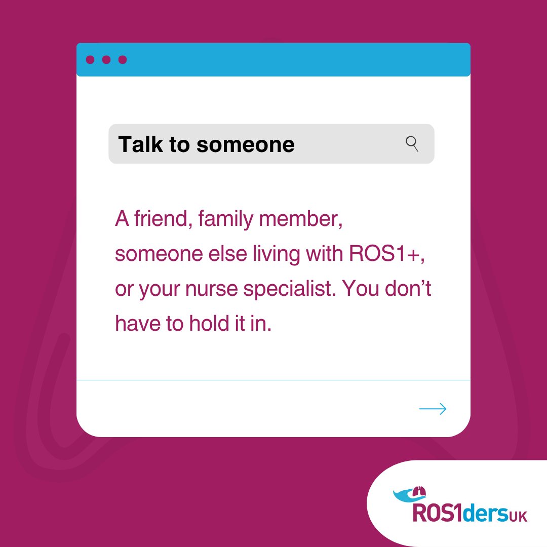ros1dersuk's tweet photo. Living with lung cancer isn’t only physical. 💛 Your feelings are valid, scan-day dread and good days alike. Swipe for small ways to look after yourself, then tell us: what helps you?

#EmotionalWellnessMonth #ROS1 #rarecancer #Lungcancerawareness #Lungcancercommunity https://t.co/RZVOc67pU5