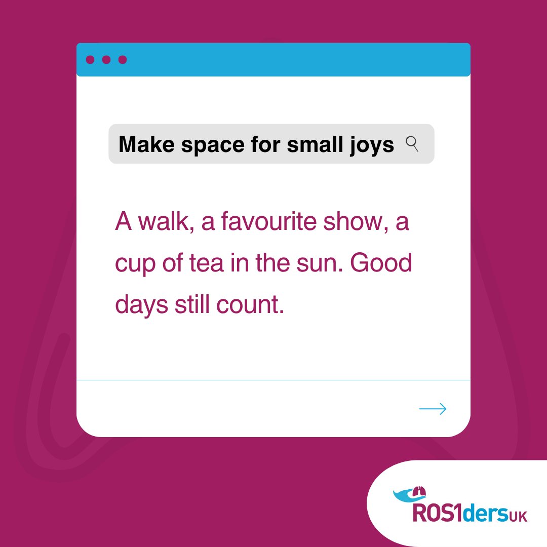 ros1dersuk's tweet photo. Living with lung cancer isn’t only physical. 💛 Your feelings are valid, scan-day dread and good days alike. Swipe for small ways to look after yourself, then tell us: what helps you?

#EmotionalWellnessMonth #ROS1 #rarecancer #Lungcancerawareness #Lungcancercommunity https://t.co/RZVOc67pU5