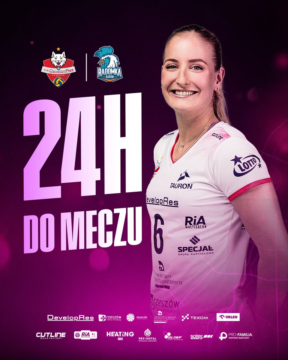 KSDevelopres's tweet photo. ⏳ Zostało tylko 24 godziny!⏳

Już jutro gramy z MOYA Radomką Radom! 🔥
Widzimy się w Hali Podpromie o 20:30! 🏐

🎟️ Bilety 👉 https://t.co/EHeFAU6iaQ

Do zobaczenia na trybunach! 💗 https://t.co/fwcRIaUMFK