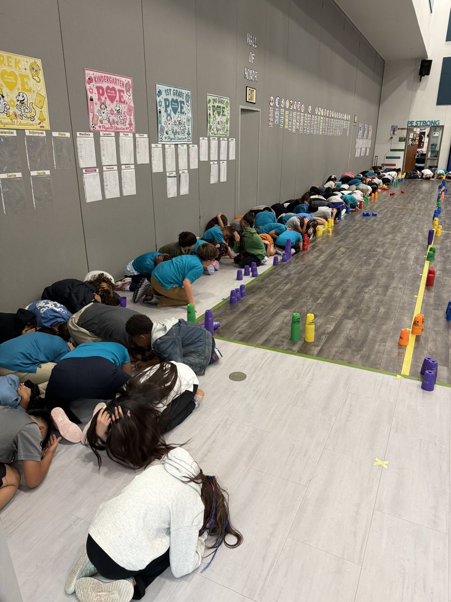 CTrails_ES's tweet photo. Adults and scholars all prepared and practice  for the Great Shakeout at CTE.  Safety first!  #shakeout #ChoosinCactus🌵❤️ #TeamSISD #WeLeadTX https://t.co/Ov6LchAWAS