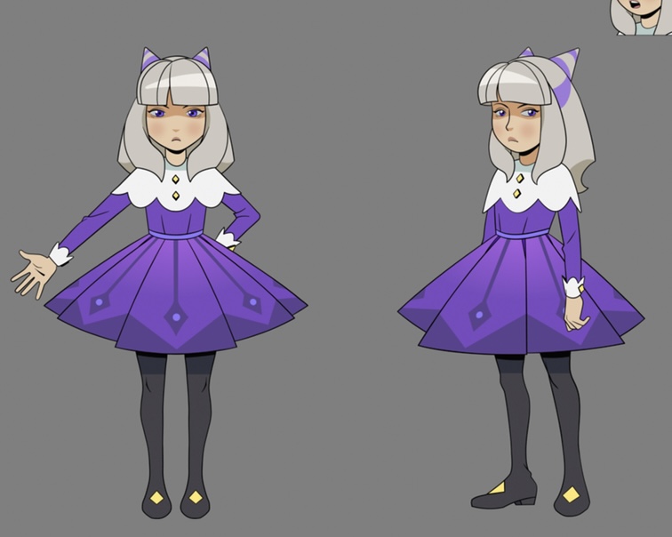 trashimoto's tweet photo. I like how different olivia's clothing silhouette gets as she ages.. As a kid she has both wavy/round (inner edges) and sharp/triangular shapes (outer edges), young adult straightened out &amp; boxy (resembles orville's stature), in the suit curvier and resembles gwen's body https://t.co/LCJlPzh9GA