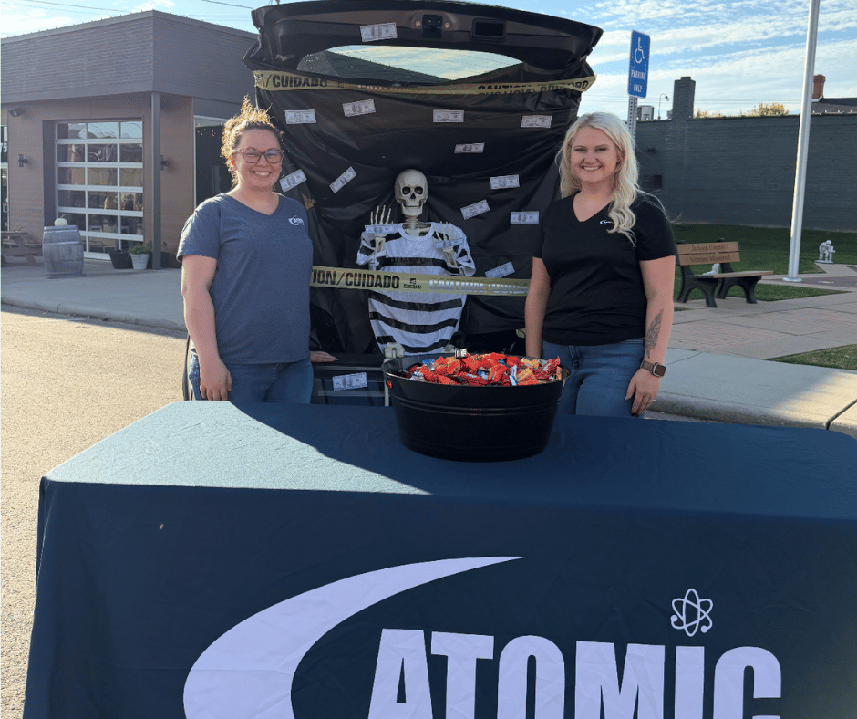 Atomic_CU's tweet photo. Our Jackson team had a great time taking part in a fun evening of Trunk or Treat in downtown Jackson! We always enjoy connecting with our community and being part of special local events. #ACU4U https://t.co/lqvsuwfZ7d