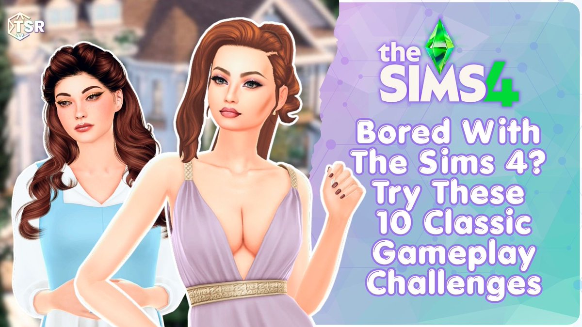 TheSimsResource's tweet photo. BORED WITH THE SIMS 4?! 😭🎮 From 100 Babies to Black Widows, we've got 10 classic Sims 4 challenges to bring the chaos back: https://t.co/M1ibvpRFaK https://t.co/XkqFdD14vH