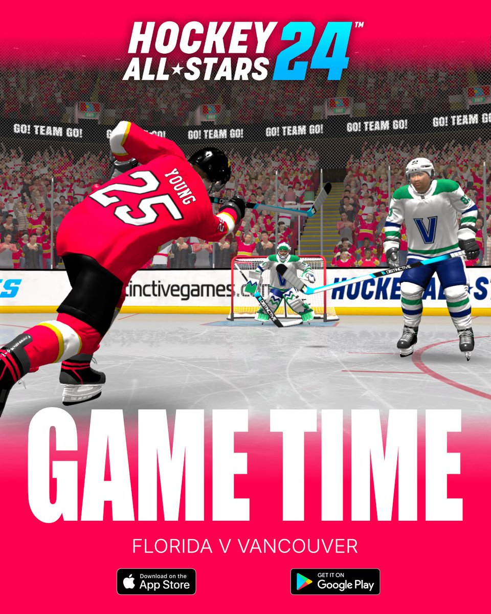 DistinctiveGame's tweet photo. Florida vs Vancouver 🏒

Basically opposite corners of the map meeting up to argue over a puck 💀🗺️

Yeah, I’m watching.

Pick your side in HOCKEY ALL STARS 24! 📲
#HockeyTok #HockeyFans #HockeyAllStars24 https://t.co/6yC0HPQ5km