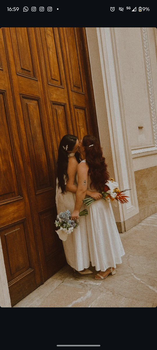 4nna_smp's tweet photo. Sra e Sra Perez-Sgroi 
🏳️‍🌈🤍💍
#lgbt https://t.co/4wWijuBESC