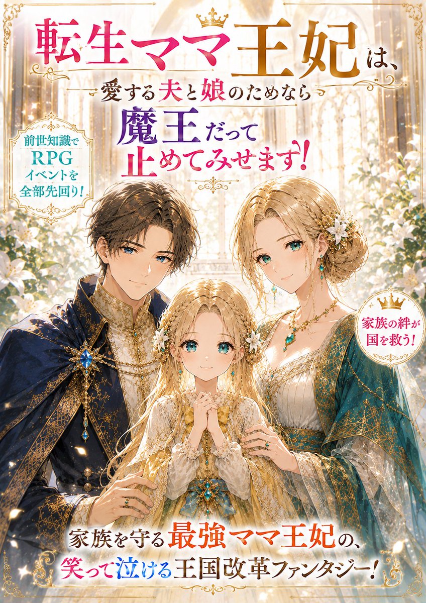 ojiro_kei's tweet photo. 新作の「転生ママ王妃」連載準備開始ー https://t.co/qDKI8epPNR
