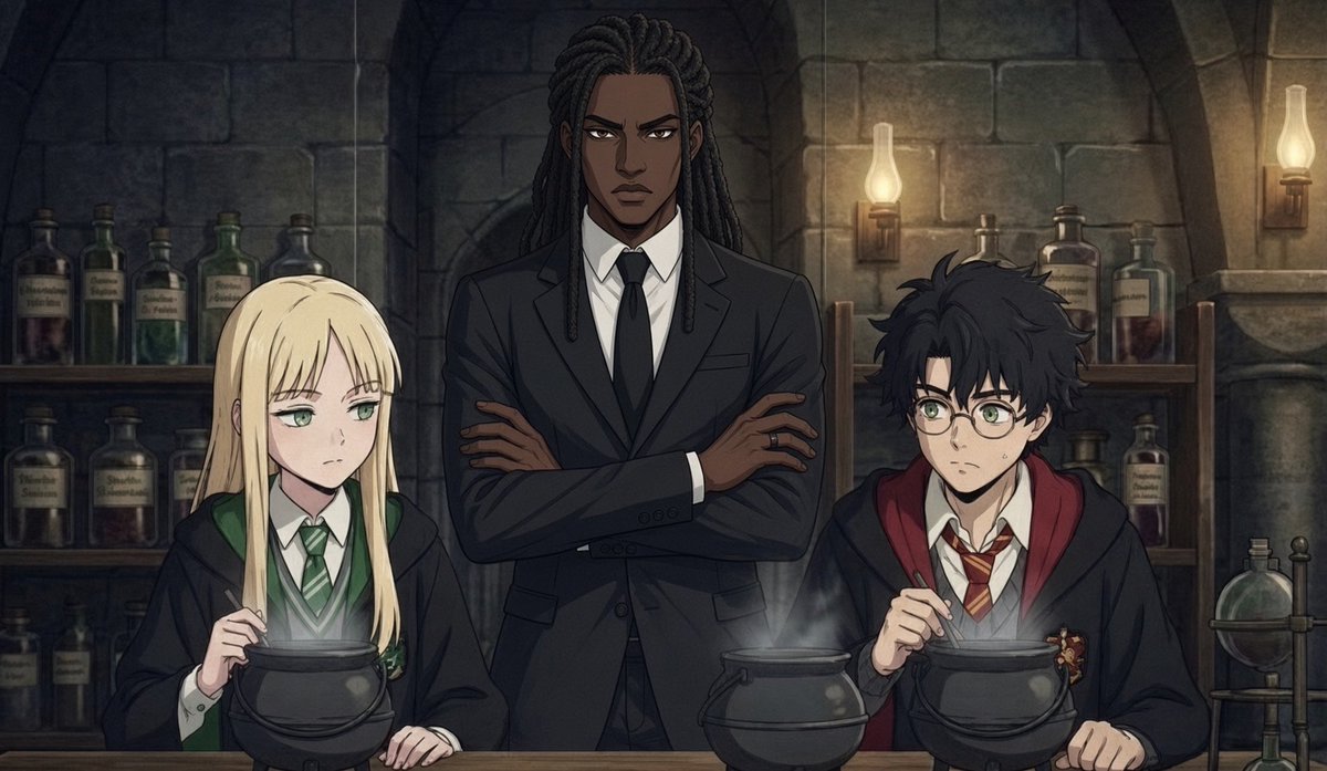 BlackSnape_Sol's tweet photo. Potter. Malfoid. I see the way you two look at each other https://t.co/L9hbULqxIH