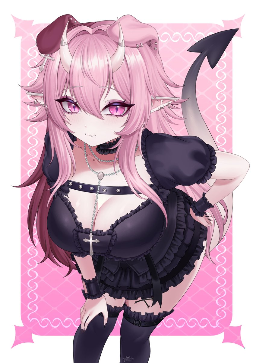angrycomputer43's tweet photo. Sweet as sugar, sharp as a thorn, and just a little bit wicked. 💋🖤

#SpookyNuki