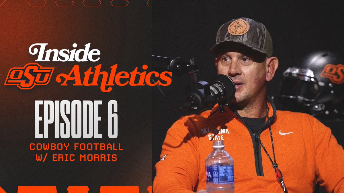 CowboyFB's tweet photo. Inside OSU Athletics: Episode 6️⃣ with @__CoachMorris 🤠 

Watch the full episode on our YouTube ⬇️

https://t.co/CYjFZPEQPH https://t.co/c1Fh3UMOpo