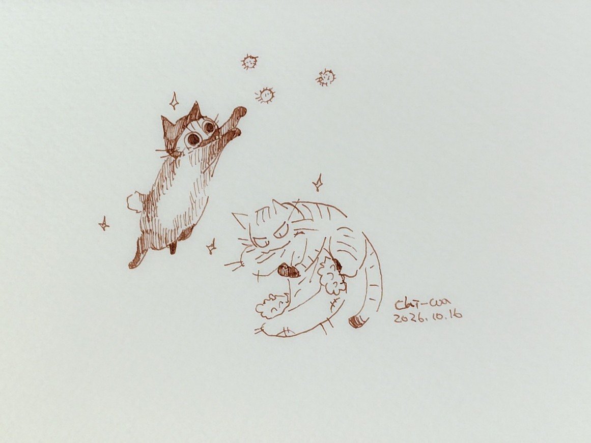 daresorearecore's tweet photo. 今日は自分色記念日らしい。
#イラスト #猫 #今日は何の日 https://t.co/0aQQTCAYP8