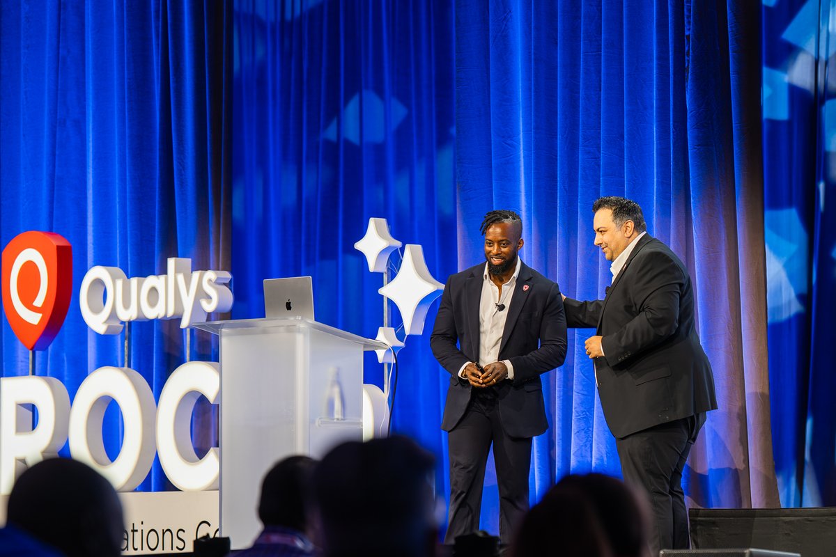 qualys's tweet photo. That’s a wrap on Day 3 of #ROCon2026! 

Three days of expert insights, customer experiences, partner perspectives, and conversations on turning cyber risk into action. From Ivan Milenkovic’s Risk Yoga keynote on staying focused amid the chaos of Frontier AI, to @saeed4bbasi demonstrating how Qualys Threat Research uncovers emerging threats, the day brought practical insights into what it takes to manage cyber risk in the AI era. 

But understanding risk is only part of the equation. The next step is acting on it. As AI accelerates the pace of exploitation, remediation has to keep up. That means moving beyond patching alone to take the right action, at the right time, with the confidence to reduce risk without disrupting the business. 

Thanks to everyone who joined us in Austin! 

Stay tuned for our ROCon recap and key takeaways on operationalizing your AI-ROC.