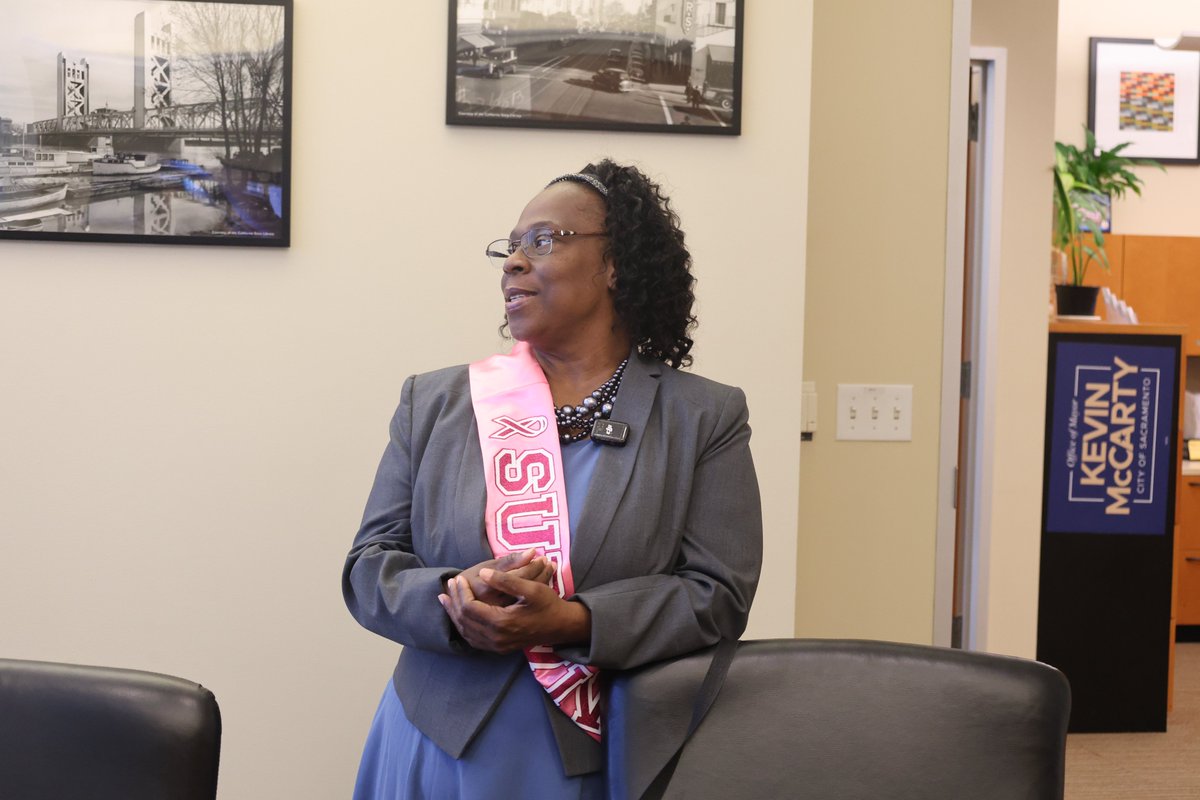 MayorMcCarty's tweet photo. We were proud to recognize Kim Stephens as a 2026 Women of Distinction for her lasting contributions to Sacramento! 

As founder of the Stephens Foundation in South Sac, Kim dedicates her time &amp; resources to uplifting youth, families &amp; supporting single-parent households. https://t.co/pASmxpC9P2