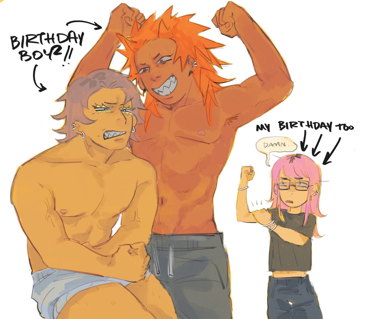 hawkzzz_'s tweet photo. our birthday or smth !!! https://t.co/7a6vyWuEay