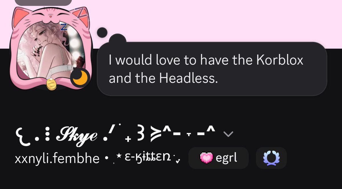 Skyektt5's tweet photo. Open dms.ᐟ.ᐟ  I want to be pampered (Only with Robux. If you're a buyer, write to me and we'll negotiate.) https://t.co/2kKpuEmIDt