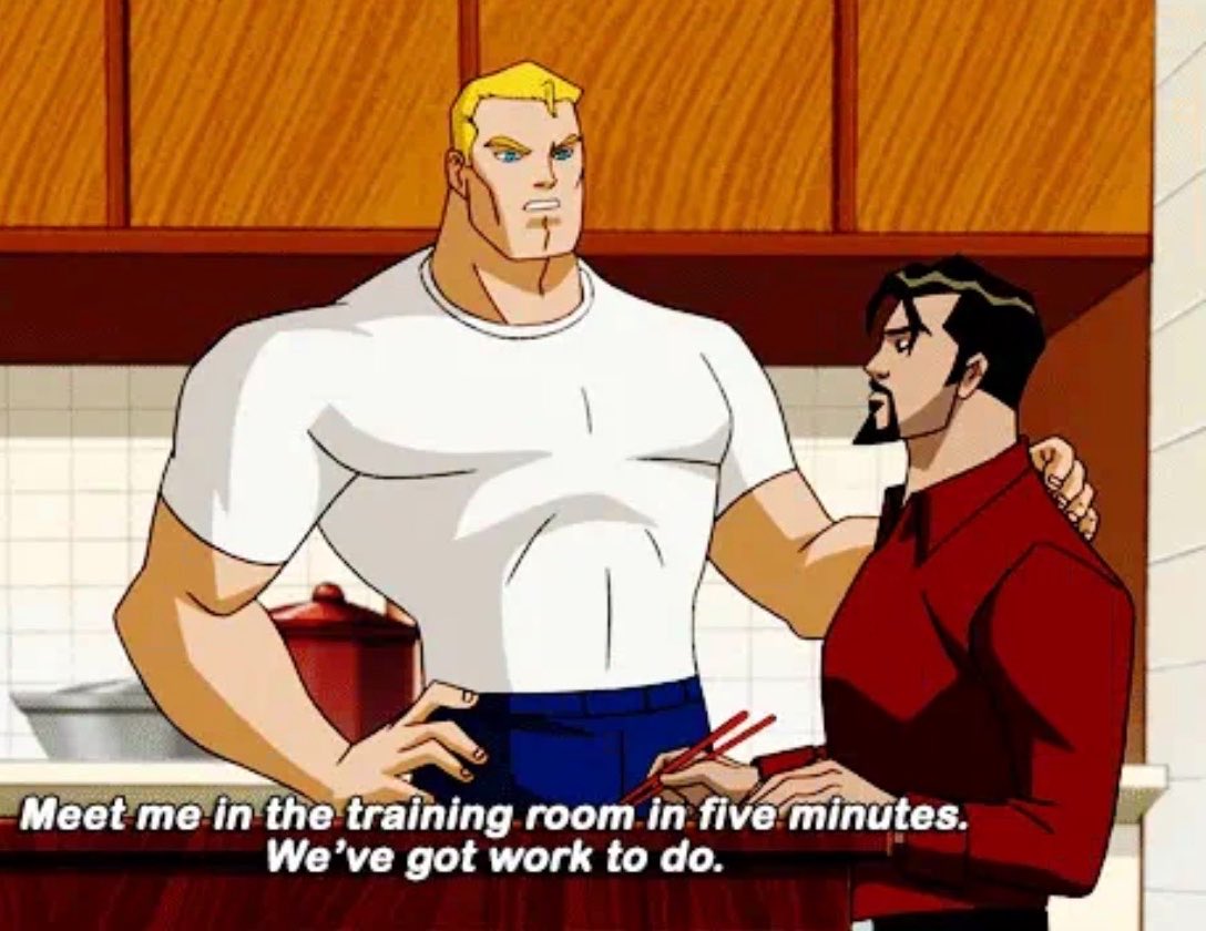 vampybucky's tweet photo. steve is so big compared to tony in avengers emh im cryinggg full on traditional yaoi size difference https://t.co/gRdWub3r5s