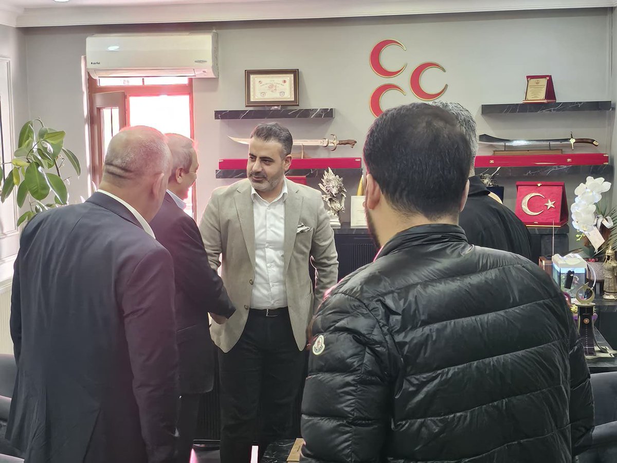 marifcetintr's tweet photo. Milliyetçi Hareket Partisi Batman İl Başkanlığı 📍 

Batman Ziraat Odası Başkanı Sn Nizamettin Aydiş ve kıymetli yönetimine hayırlı olsun ziyaretleri için teşekkür ediyorum. #mhp #Batman https://t.co/Whna7sVPFx