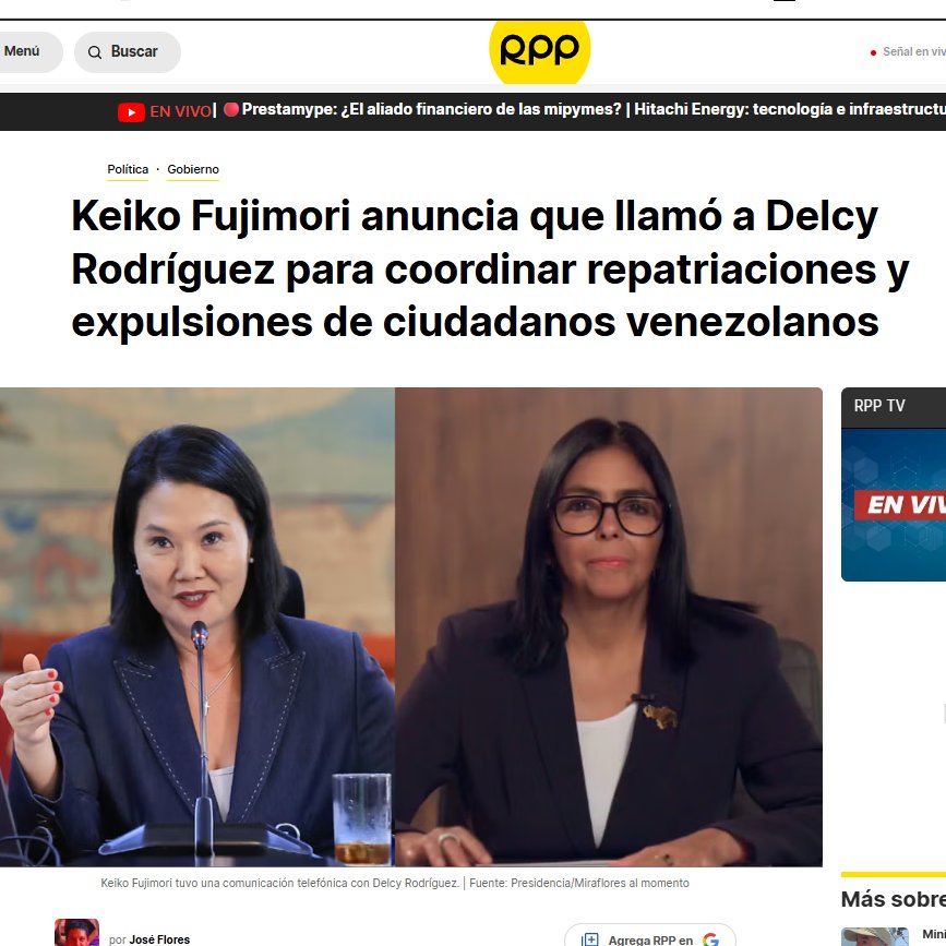 JoseLuisGil1000's tweet photo. ¡NOTICIÓN DEL DIA!
Felicitaciones a gobierno de presidente Keiko Fujimori por paso ESTRATEGICO de DESTRABE de expulsiones de ciudadanos venezolanos en situación irregular o delincuentes.
¡AHORA SI PODRÁN SER EXPULSADOS O REPATRIADOS!
¡Punto para el gobierno!¡Punto para @MininterPeru !