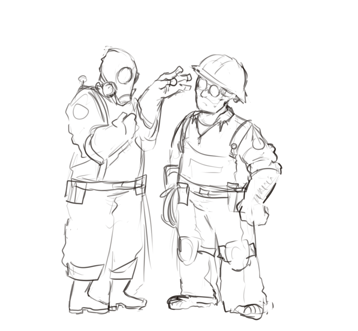 Bassguitarlickr's tweet photo. hi girl❤️why ❤️❤️are you so hard to draw❤️❤️#tf2 #pyrotf2 #tf2twt https://t.co/jJ483Yz1T6