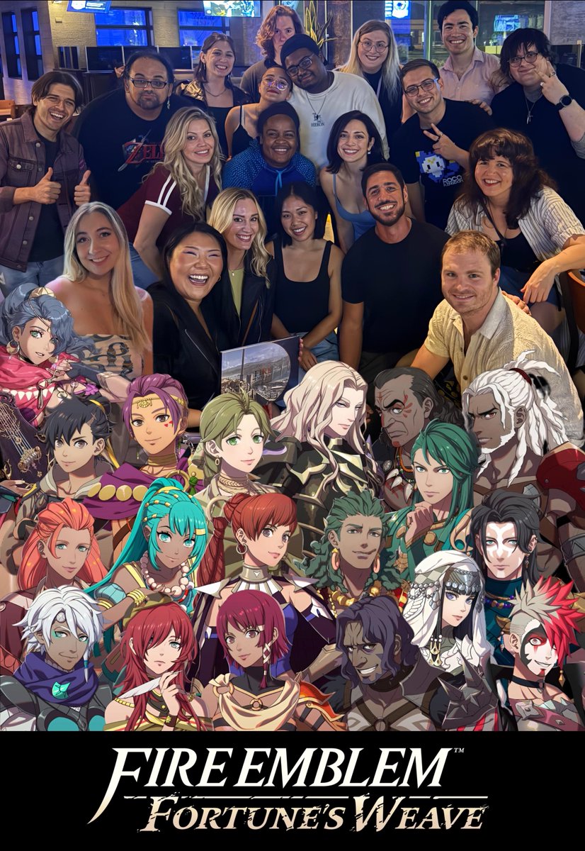 joncfernandez's tweet photo. Cast Meetup. The character support level-up was insaaane! #FireEmblem #FeFW #Fe18 🔥⚔️🛡️🏹 https://t.co/PmYcfWFt3h