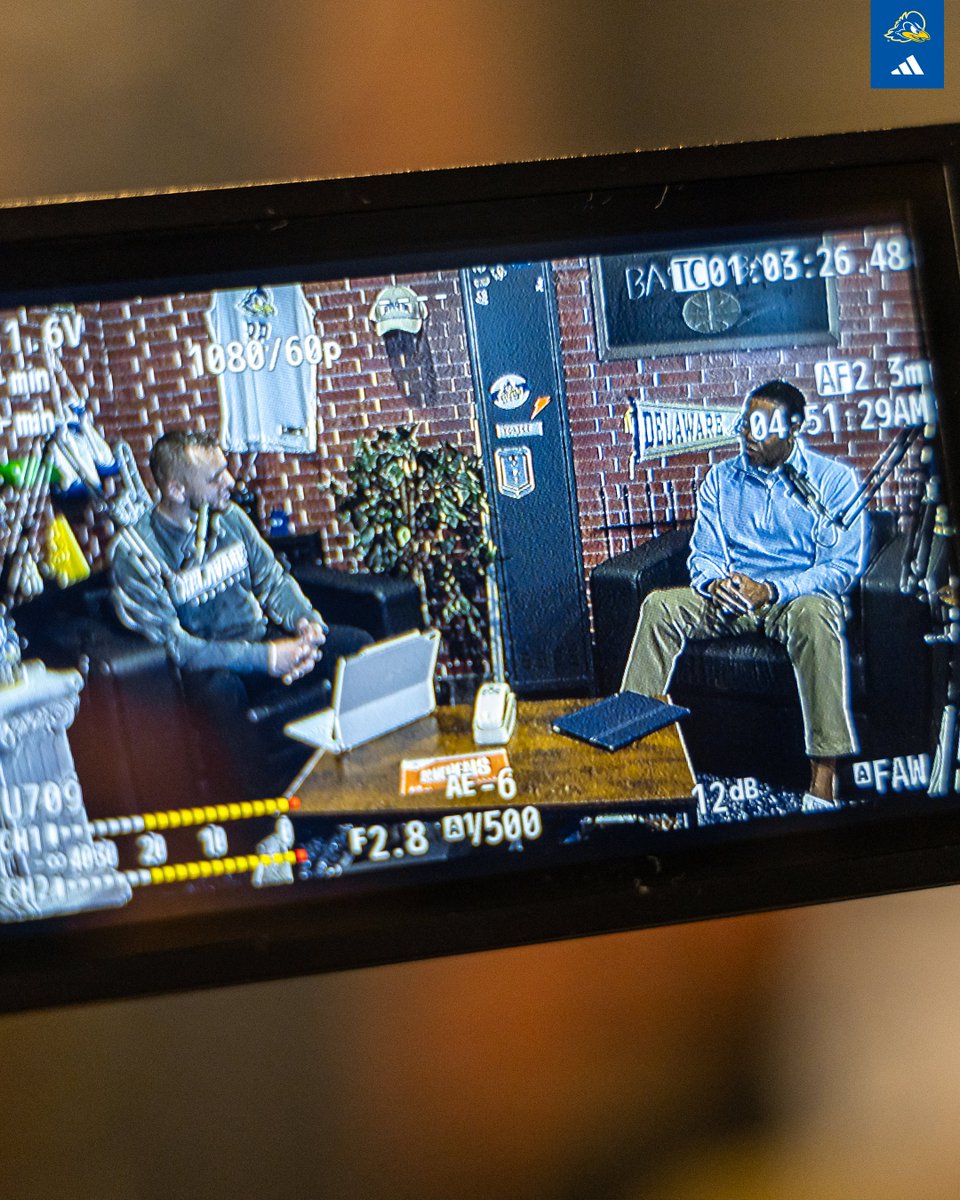 UDBlueHens's tweet photo. On episode 🖐️ of Fightin' Words, @EL3theSID is joined by 2016 @Delaware_FH NCAA National Champion Greta Nauck and @DelawareMBB alum Rick Deadwyler 🏑🏀

📰: https://t.co/aJxnlbaPj4
💻: https://t.co/Bby4KwGPKV
🎙️: https://t.co/hCxIiWXN8a https://t.co/uXhiJSlY5T