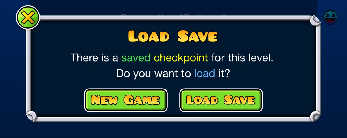 LolsShow's tweet photo. @RobTopGames - Platformer Saving

Now, every checkpoint, placed in Platformer levels are act as Global Checkpoint, that you can return any time, without getting your progress reset https://t.co/OLlNZOXfkT