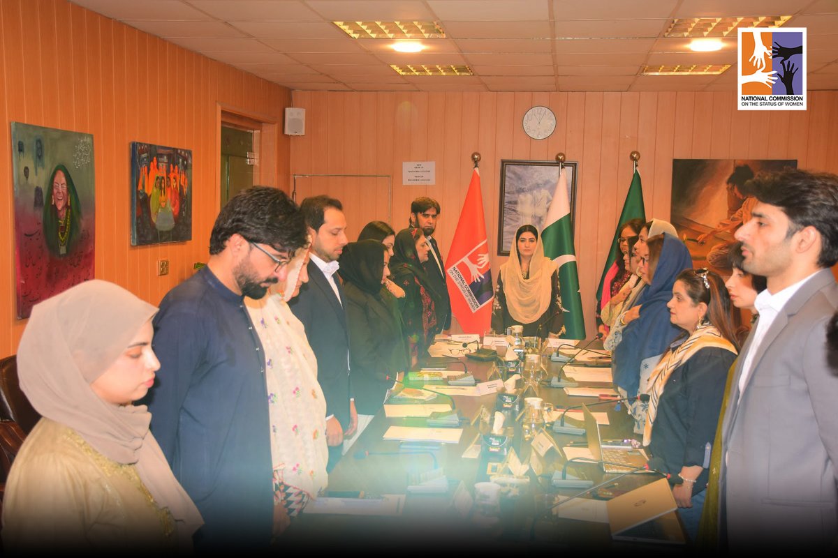 ncswpk's tweet photo. NCSW held its 80th Board Meeting in Islamabad, led by Chairperson Ms. Noureen Bano Lehri with provincial leaders. Day 1 focused on progress reviews, BPS-17 posts, medical assistance, &amp; NCSW Act amendments.

#NCSW #SCSW #BCSW #KPCSW #80thBoardMeeting https://t.co/Nh22CXcooy
