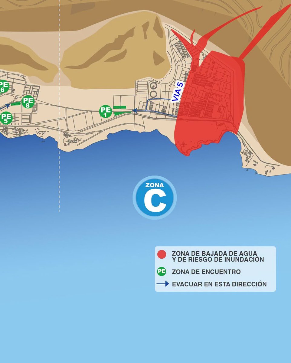 alegriagonzaa's tweet photo. 🔴#Iquique  PLANO DE PREVENCIÓN ALUVIONAL

La Municipalidad pone a disposición de la comunidad un plano para identificar los sectores que podrían verse afectados por eventuales escurrimientos de agua y reforzar la prevención ante posibles aluviones.

@sepulinares @reddeemergencia https://t.co/FLdFDXP7aF