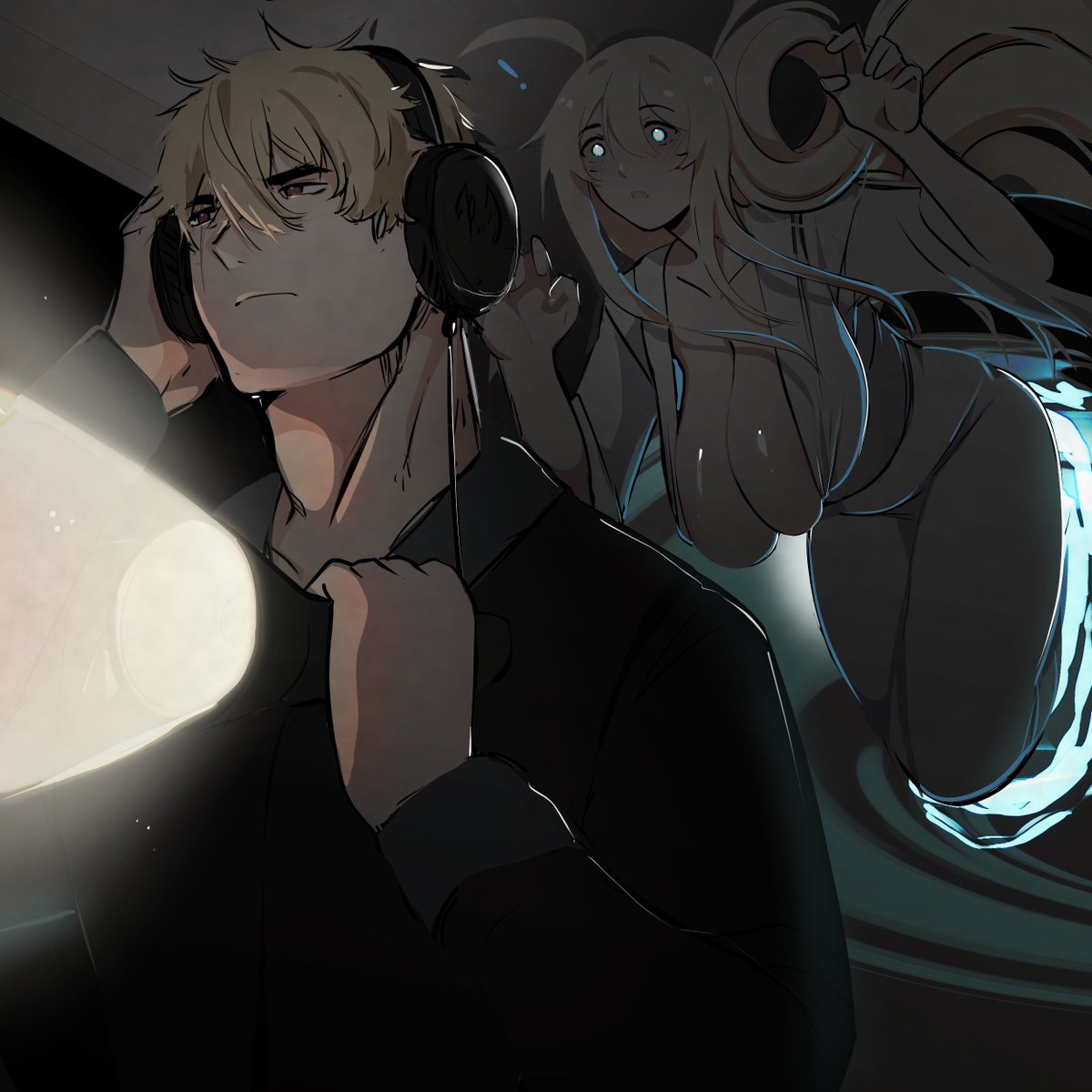 PrimroseENVT's tweet photo. The dorky ghost and ghost hunter ♥ https://t.co/JL95OC7dgg