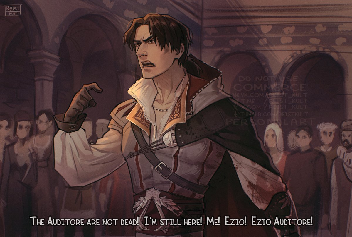 Reist_kult's tweet photo. The Auditore are not dead!

#ezio #ezioauditoredafirenze #fanart #assassinscred https://t.co/nzmPc07DRI