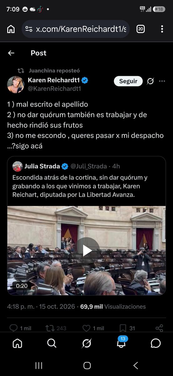 MarileNeumayer's tweet photo. Che @KarenReichardt1 ¿que apellido escribió mal Juli Strada?
¿El "reichardt"?
😂😂😂😂😂
Vos sos KARINA CELIA VÁZQUEZ
REVERENDA TRUCHA, GORILA Y CIPAYA TEÑIDA. https://t.co/ljXZMQVwdL