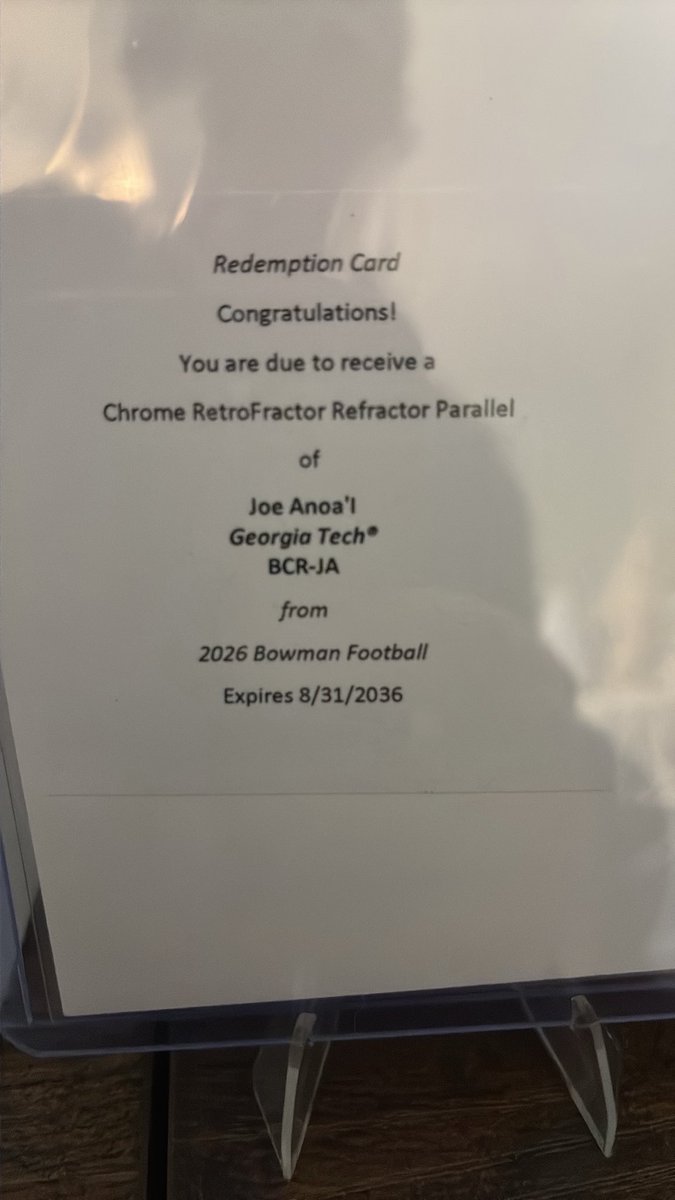 ShortThePylon's tweet photo. @cardboardbst Roman Reigns (Joe Anoa’i) CFB redemption card. $625 shipped. open to hearing offers DM me https://t.co/VDAMvWdMzk