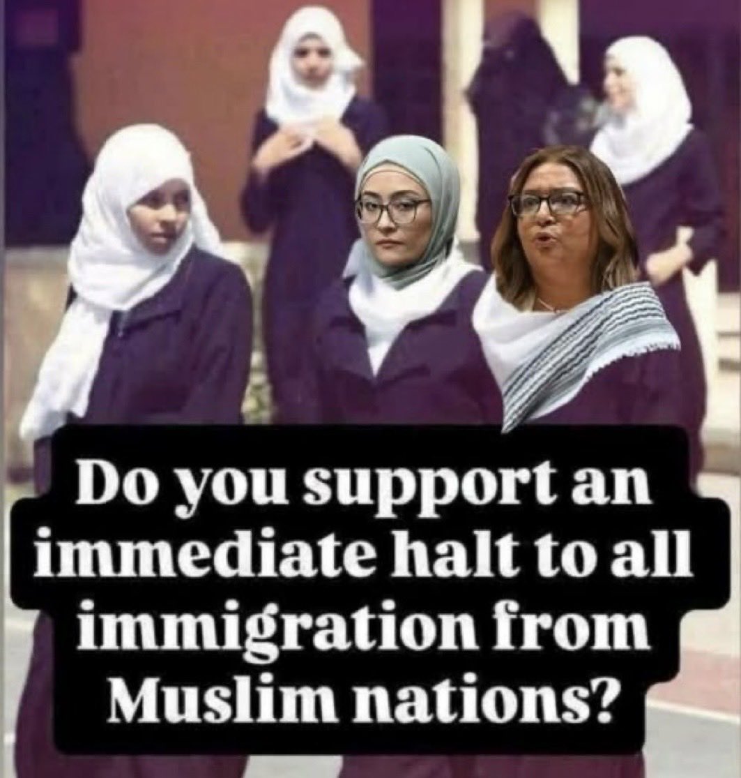 hrkbenowen's tweet photo. Do you support an immediate halt to all immigration from the 53 Muslim nations? https://t.co/DzQbYWi9MI