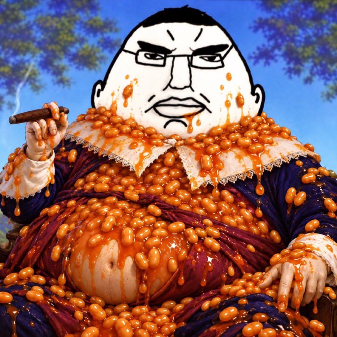 LootHitler's tweet photo. Me n Threadguy on top of the mountain strangling FOMO buyers with a rope and some baby oil. Watch your step, there’s beans everywhere. Warning: you will be getting hella full https://t.co/r8KNEM0xLV