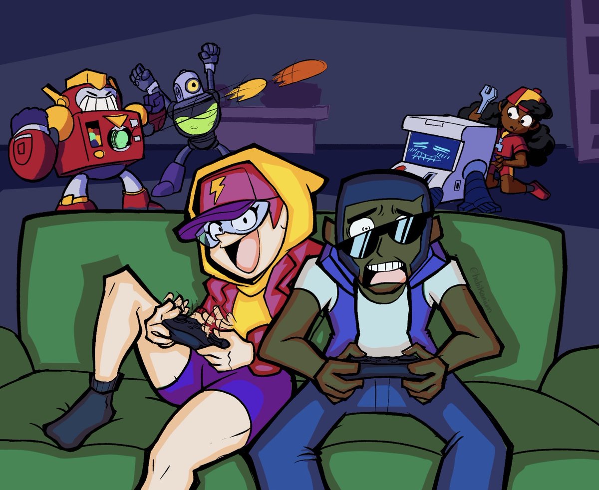 hebikanium's tweet photo. [Gatober Day 11 - Hangout]
This one’s a bit rushed, sorry about that https://t.co/DsMKBYjhmD