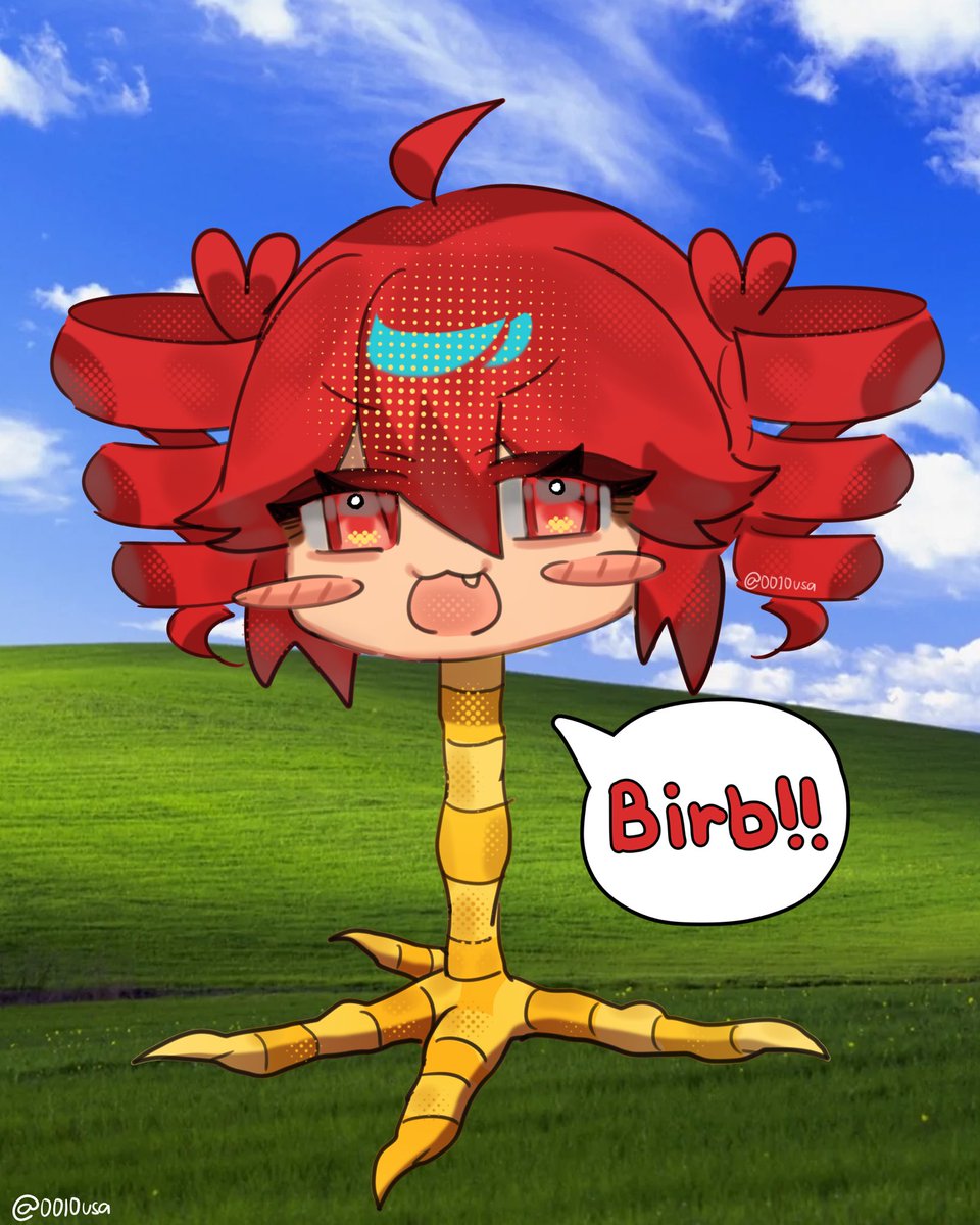 0010usa's tweet photo. Wild Teto birb appeared!🐓 https://t.co/kIganon5Ai