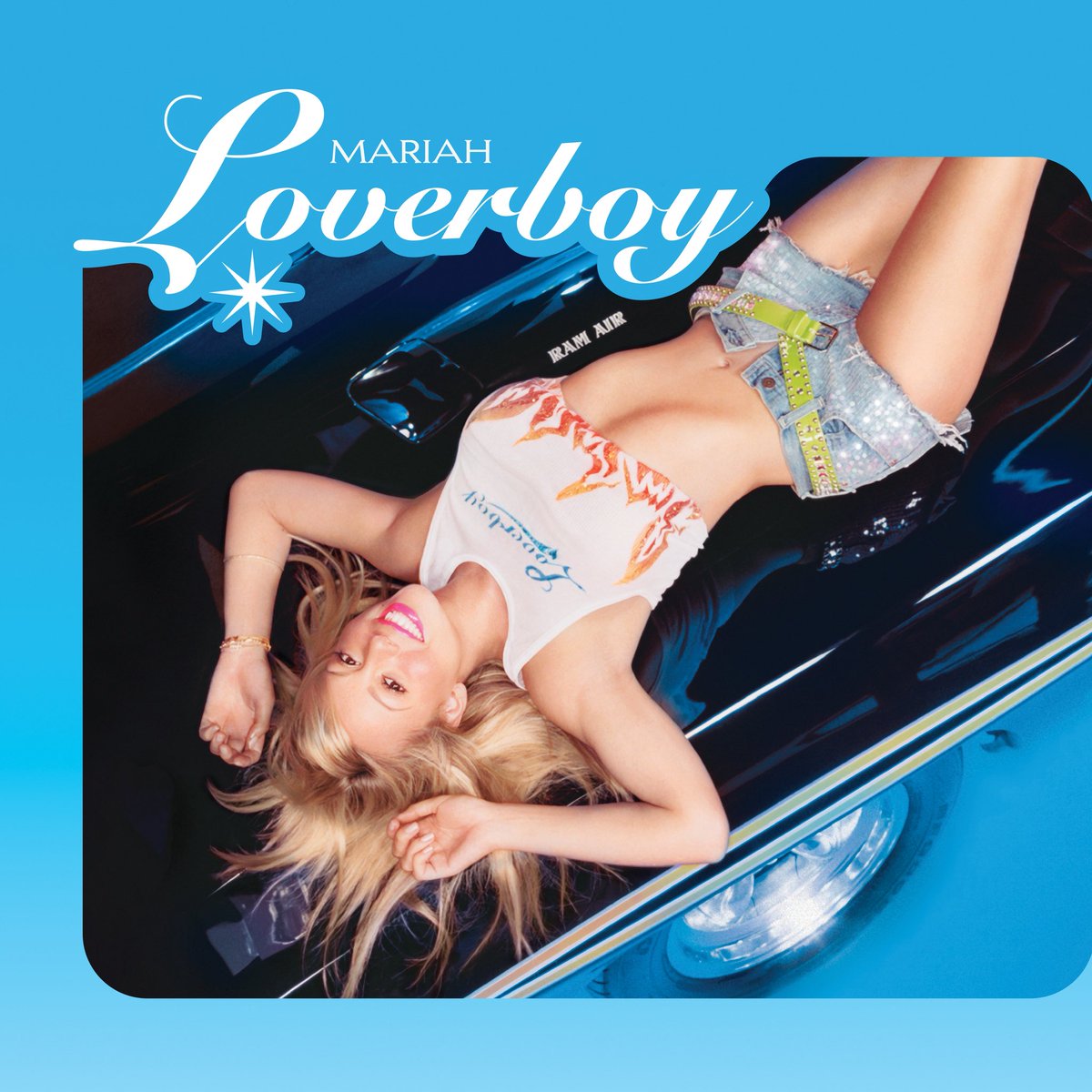 MariahCarey's tweet photo. The Loverboy remix is back on streaming tonight!! Video out tomorrow!! ✨🏁🪩🩷 https://t.co/w57BgiII53