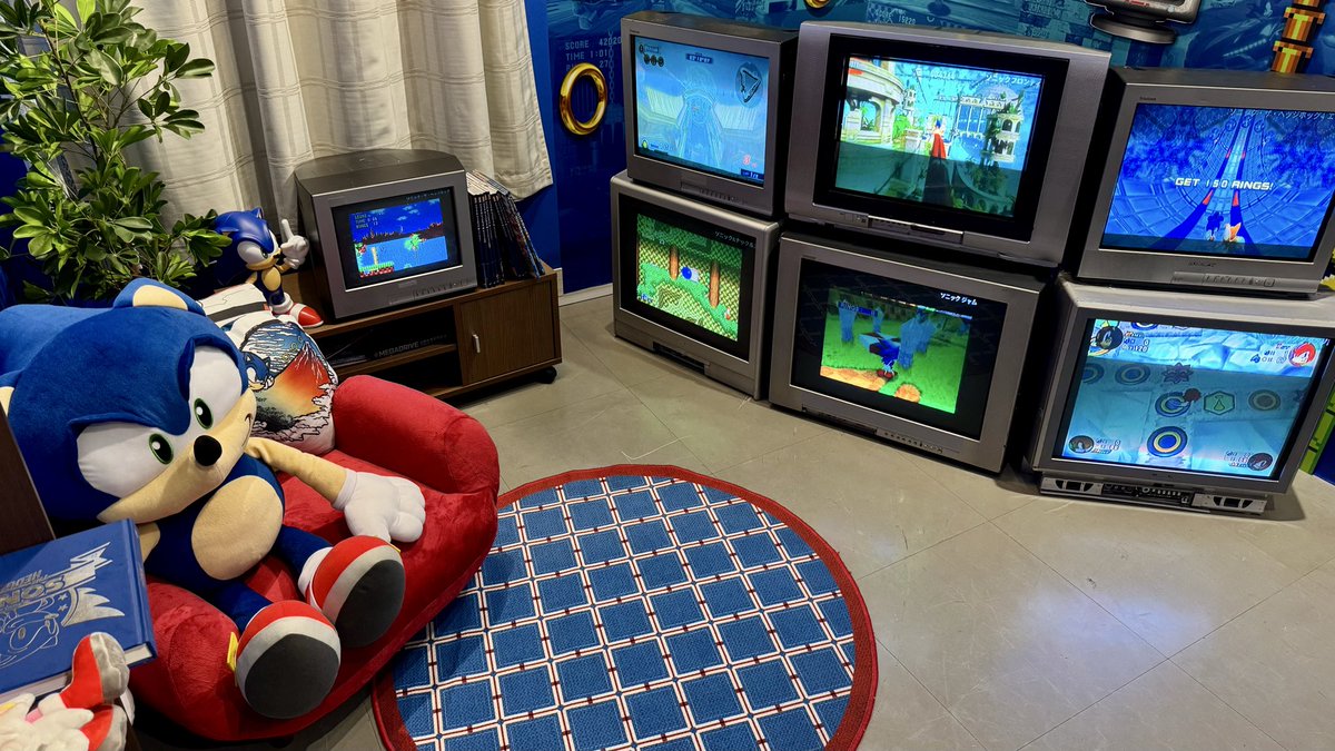 TokyoGameLife's tweet photo. I visited Sonic the Exhibition - Across Generations - at Ikebukuro Parco! A very solid exhibit that had a lot of unique art, fun physical displays, and dev documents. Definitely worth checking out for fans of the blue blur https://t.co/0CIKRobufn