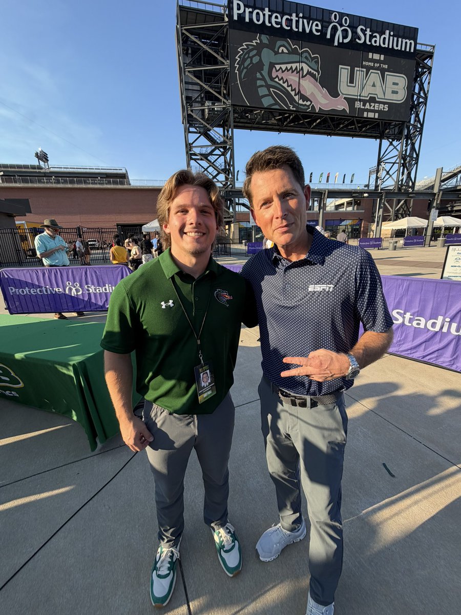 apoole_20's tweet photo. Thank you to @MattBarrie and @ChaseDaniel for coming out to Protective Stadium tonight! https://t.co/7BtmOaHtY0