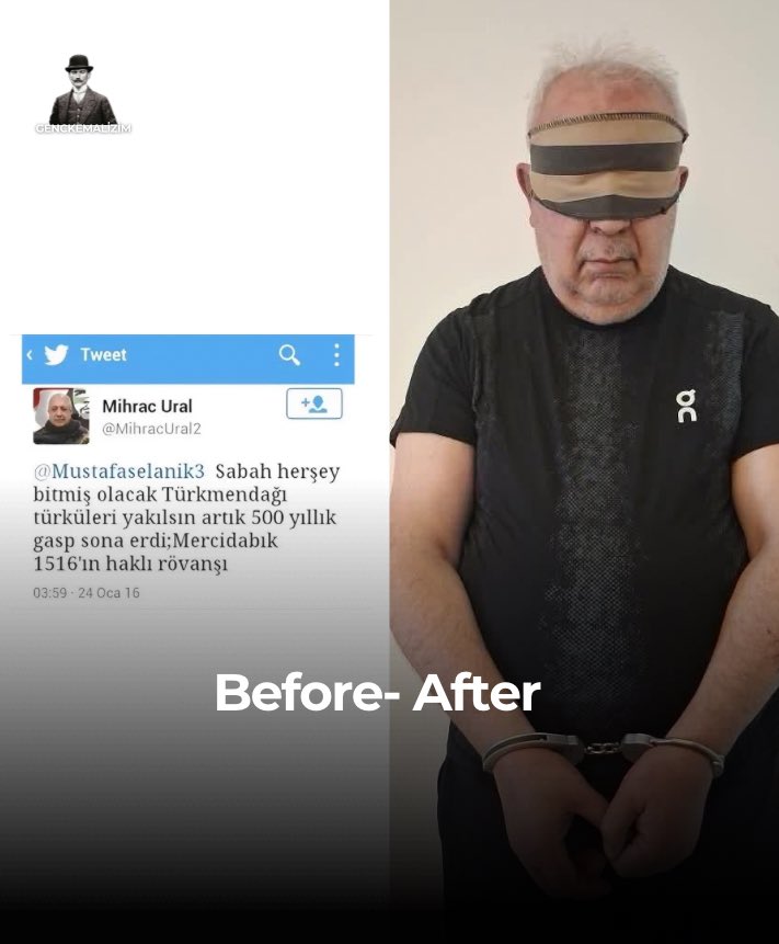 genckemalizimms's tweet photo. Mihraç Ural 

Before- After https://t.co/2FzSiULfje
