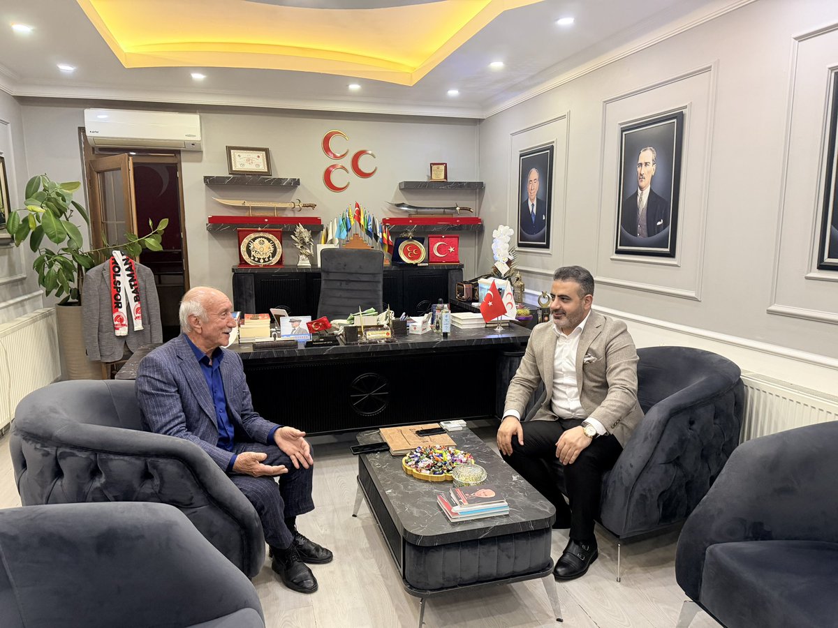 marifcetintr's tweet photo. Milliyetçi Hareket Partisi Batman İl Başkanlığı 📍 

Önceki Dönem Ak Parti Balpınar Belde Belediye Başkanı Sn Hüseyin Geylani ve kıymetli hemşehrilerimizin hayırlı olsun ziyaretleri için teşekkür ediyorum. 
#mhp #Batman https://t.co/qM8knpUc0R