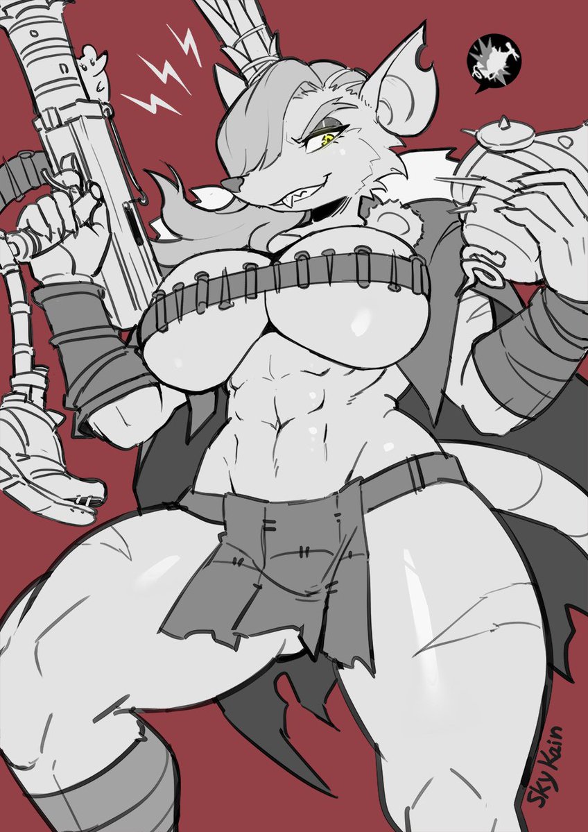 skykainSK's tweet photo. A doodle for the Rat King (or Queen) From Deadlock 
🐭🐭🐭 https://t.co/RzC1CL9bp0