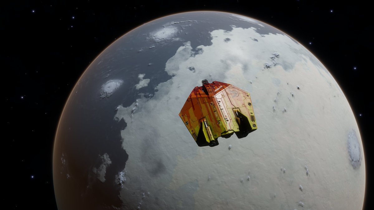 cmdrcobbler1975's tweet photo. A water world from above and from its moon. https://t.co/71szxcXVNI
