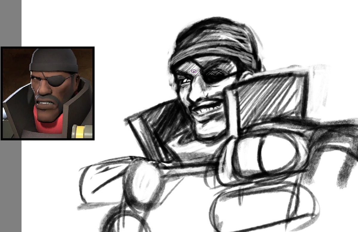 30dollarpussy's tweet photo. sketch before bed! the handsomest of the whole bunch if you ask me https://t.co/F8WvJKfgEt