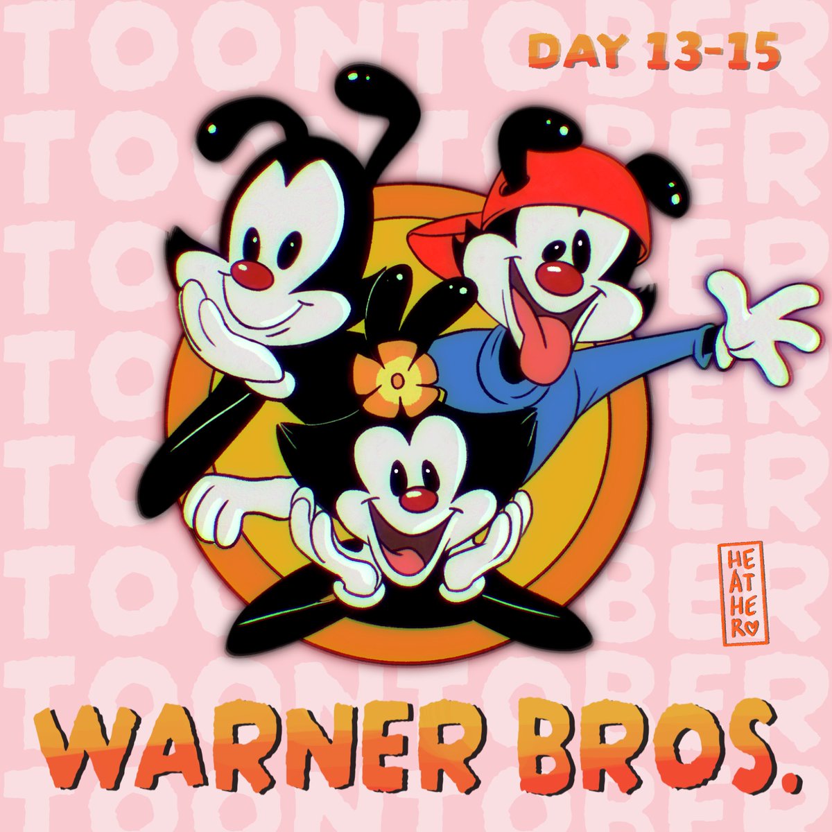 HLedbetter_Art's tweet photo. @toontober day 13-15: Warner Bros.
#toontober2026 #warnerbrothersanimation #animaniacs https://t.co/DAA3C9xiIP