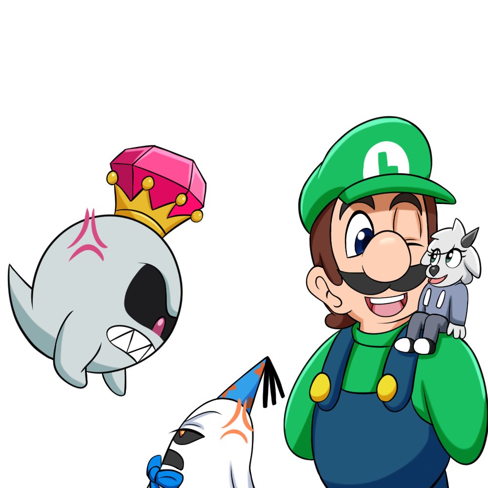 ViperFrog2's tweet photo. Made this Nintendo fanart back in July, I discovered @SlickFrame's Youtube "Ask Mario" series and his Luigi's Mansion livestream
Love the series dude!!! Sheep OC belongs to MB The Sheep on BlueSky
#Nintendo #SlickFrame #AskMario #KingBoo #Luigi #Dooplis https://t.co/7UV4GTmNVo